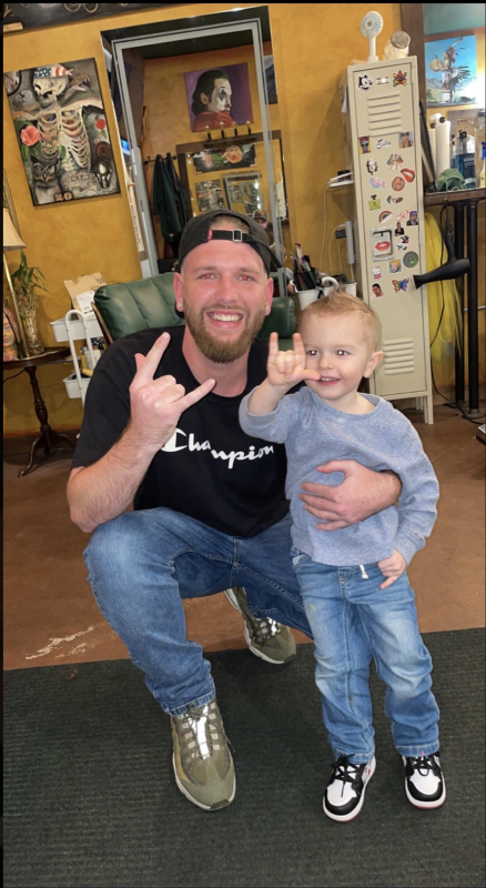 David Matarese is shown with his nephew, Greyson Matarese. SUBMITTED PHOTO